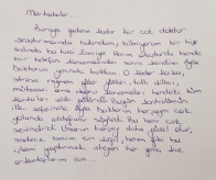 Mütevazi ama doğru konuşmaları bendeki tüm korkuları aldı götürdü.