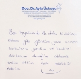 İlk defa bir doktoru ablam gibi gördüm