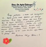 Operasyon boyunca benimle sürekli konuşup destek oldular.