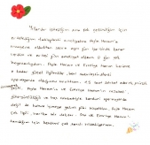 Ayla Hocam çok ilgili, harika bir doktor.